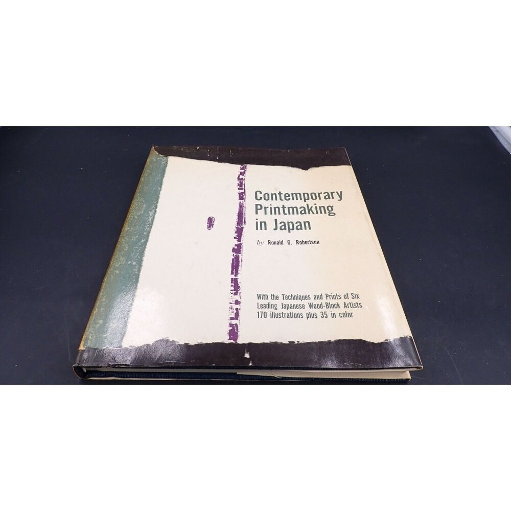Contemporary Printmaking in Japan Hard Cover Ronald Robertson 1965